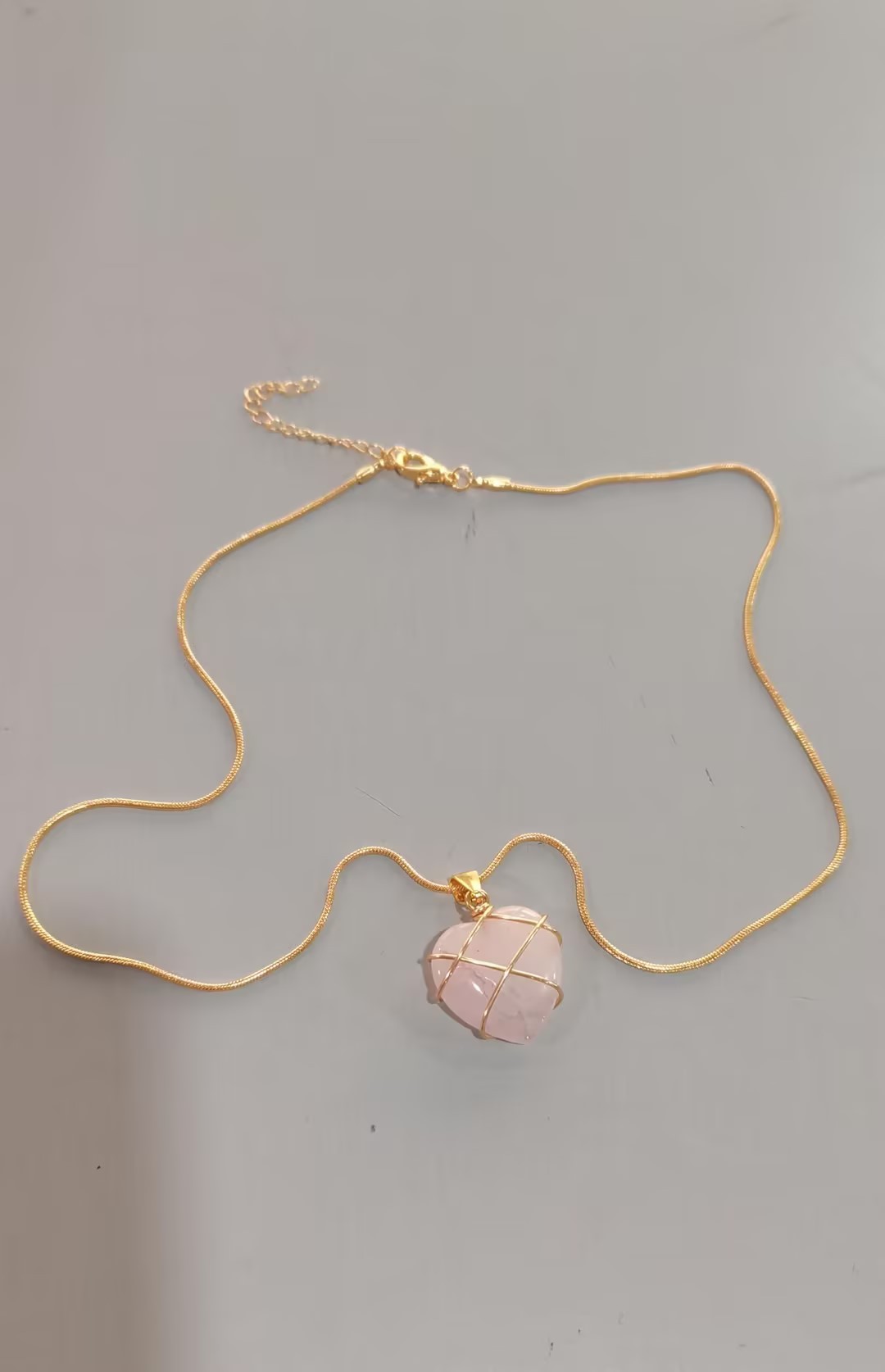 Charming Heart-Shaped Moonstone Necklace for Trendy Women