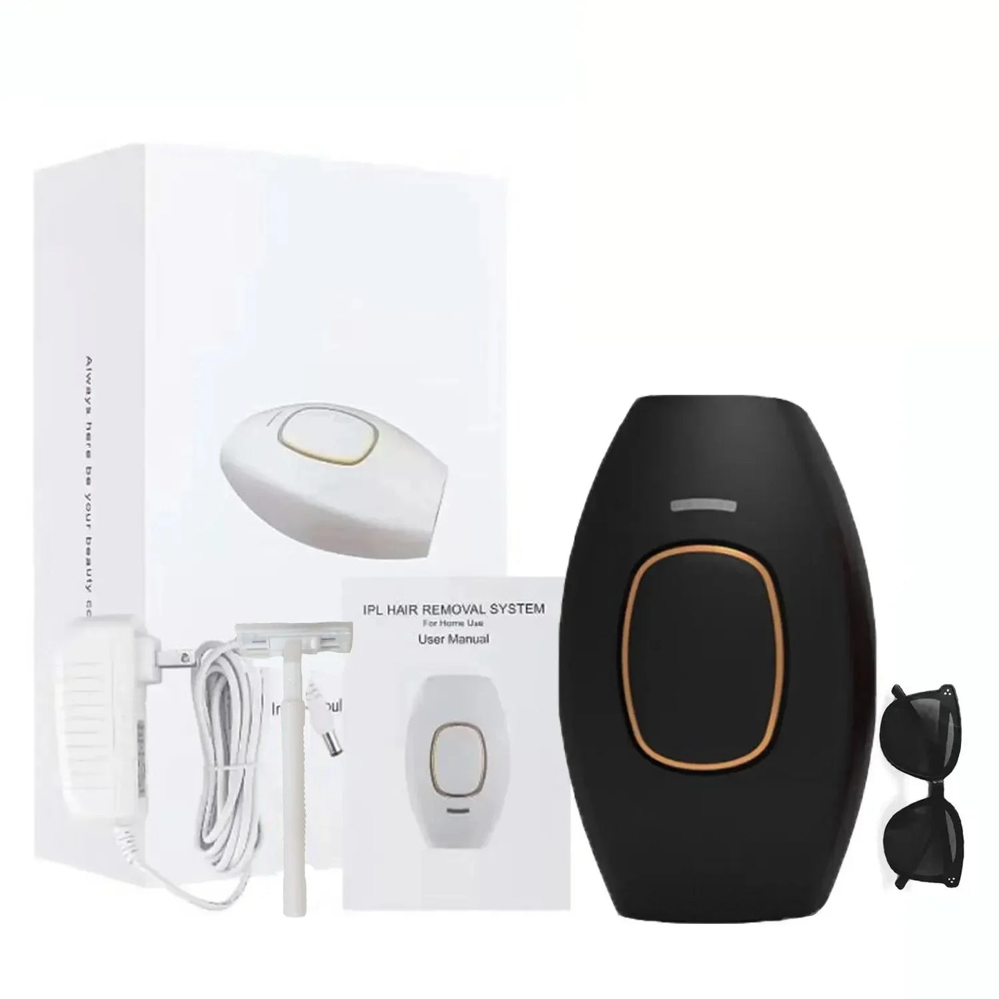 Portable Laser Hair Removal Device with Dual Flash Modes