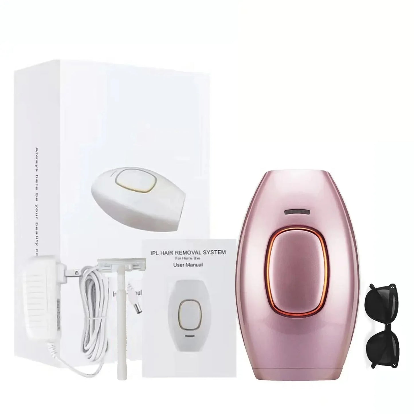 Portable Laser Hair Removal Device with Dual Flash Modes