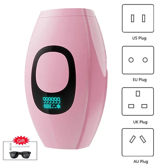 Portable Laser Hair Removal Device with Dual Flash Modes