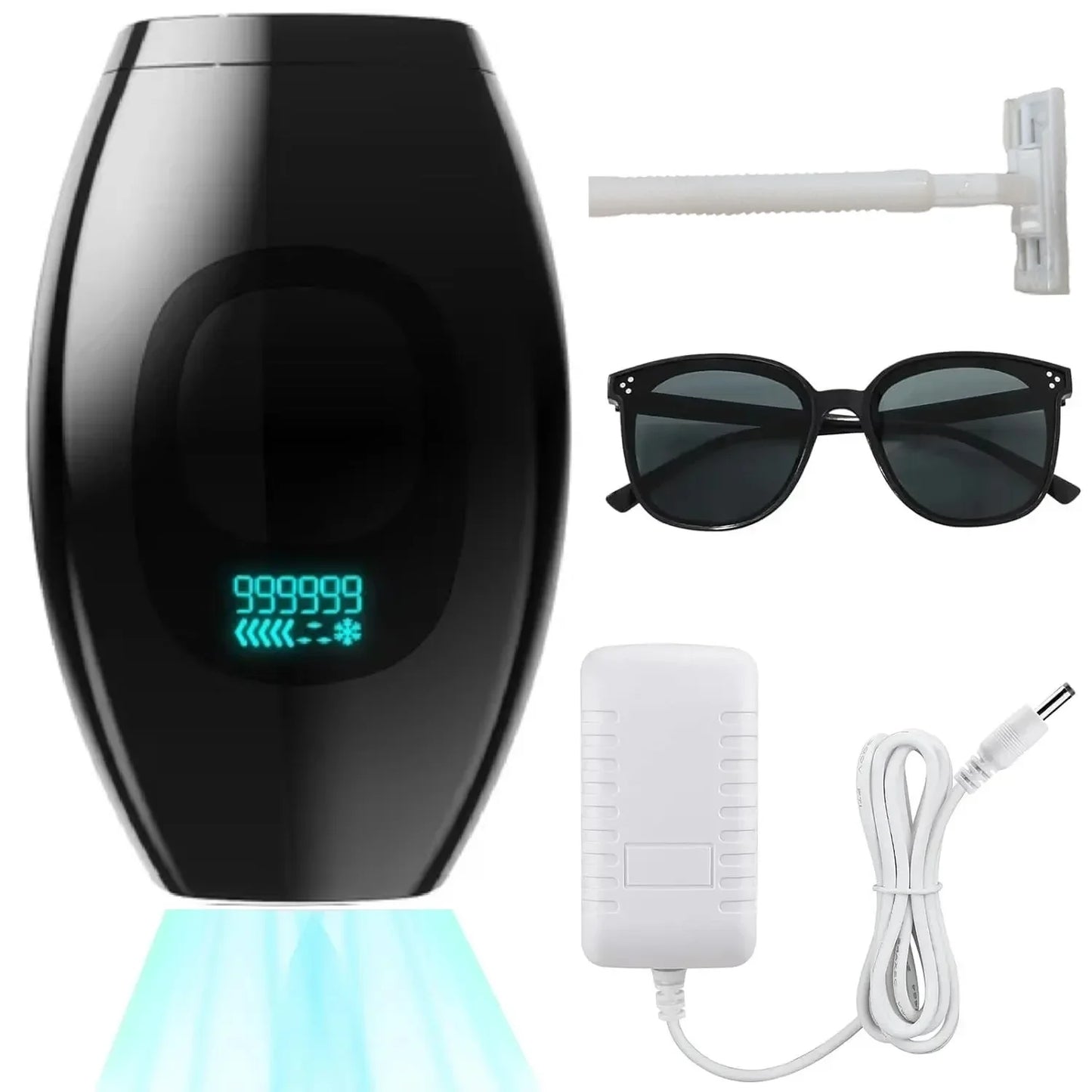 Portable Laser Hair Removal Device with Dual Flash Modes