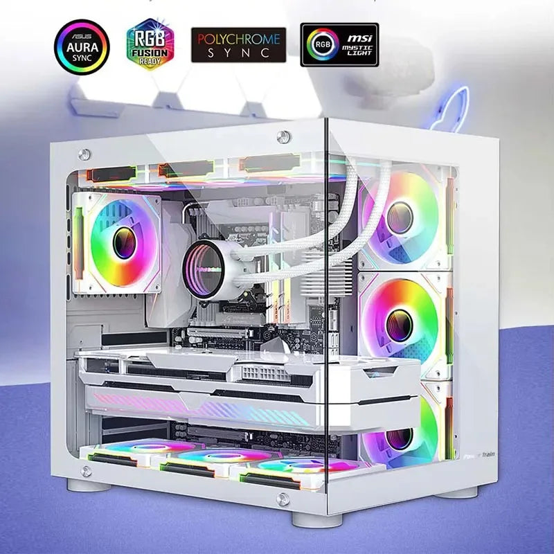 Prism 4 Pro RGB Gaming Fan with Smart Thermostat and Fluid Bearings