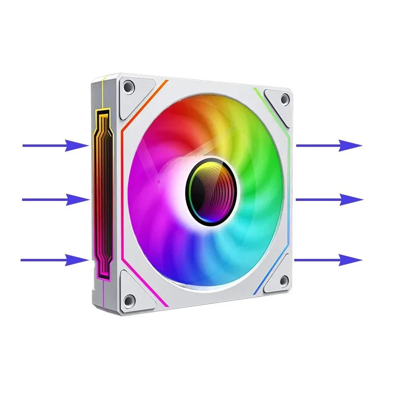 Prism 4 Pro RGB Gaming Fan with Smart Thermostat and Fluid Bearings