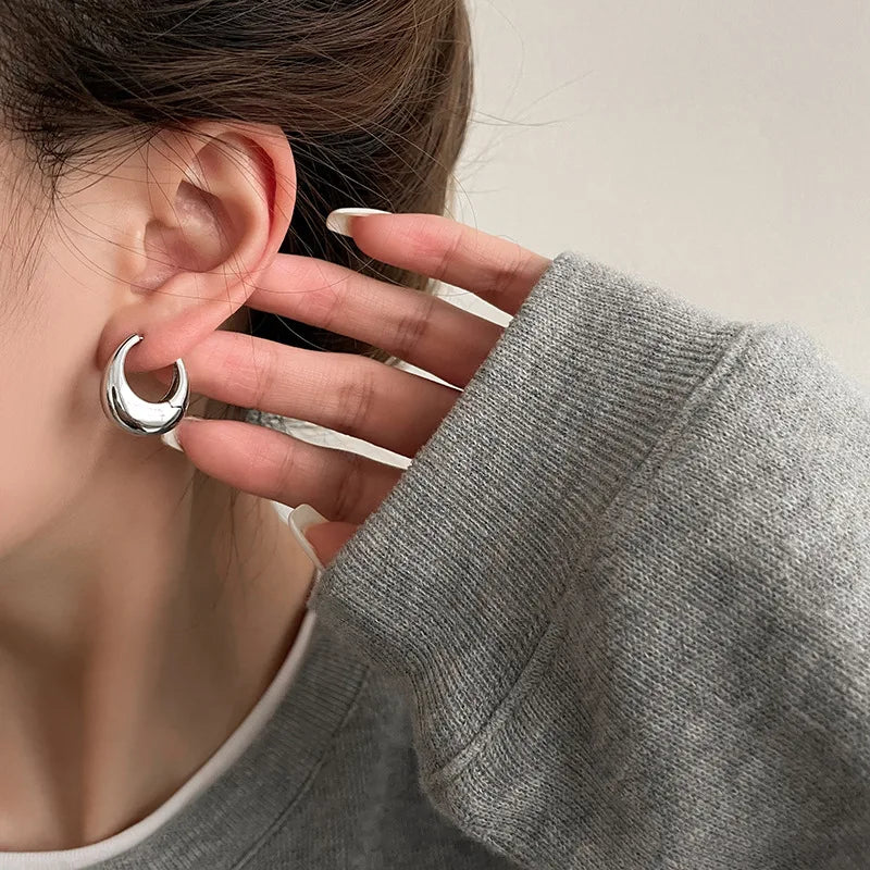 Chic Geometric Hoop Earrings