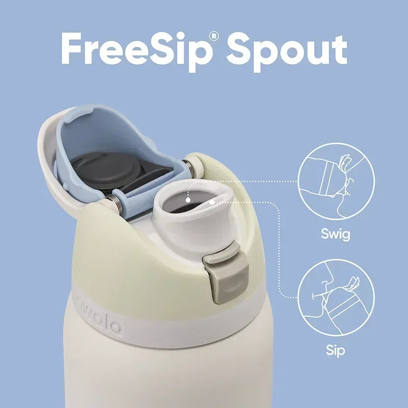 FreeSip Stainless Steel Vacuum Insulated Water Bottles - Leak Proof and Versatile