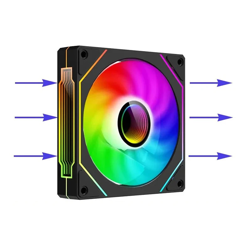Prism 4 Pro RGB Gaming Fan with Smart Thermostat and Fluid Bearings