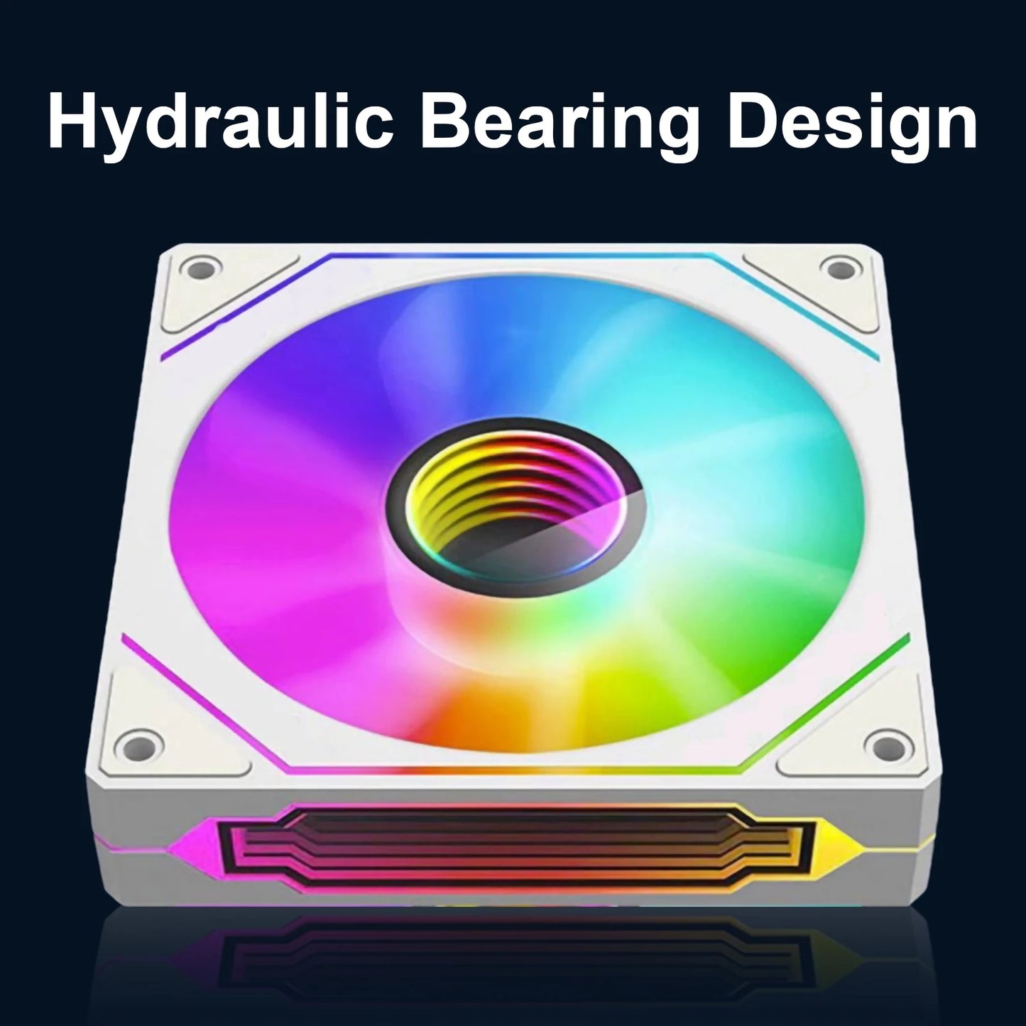 Prism 4 Pro RGB Gaming Fan with Smart Thermostat and Fluid Bearings