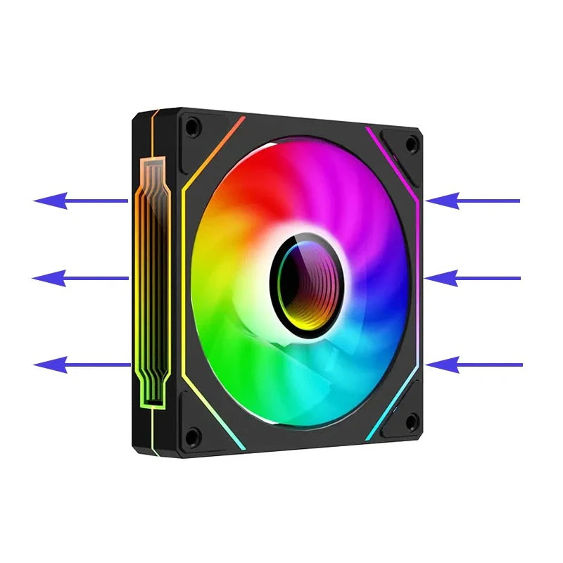 Prism 4 Pro RGB Gaming Fan with Smart Thermostat and Fluid Bearings