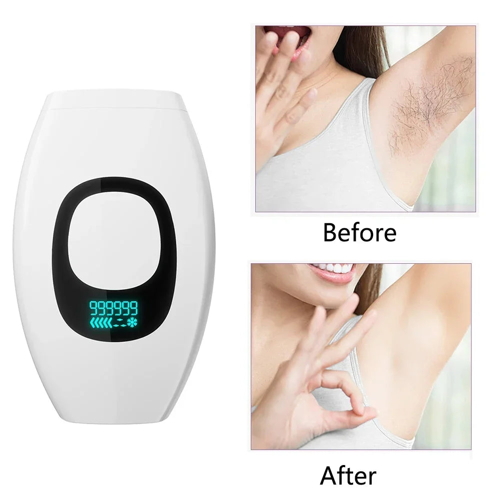 Portable Laser Hair Removal Device with Dual Flash Modes