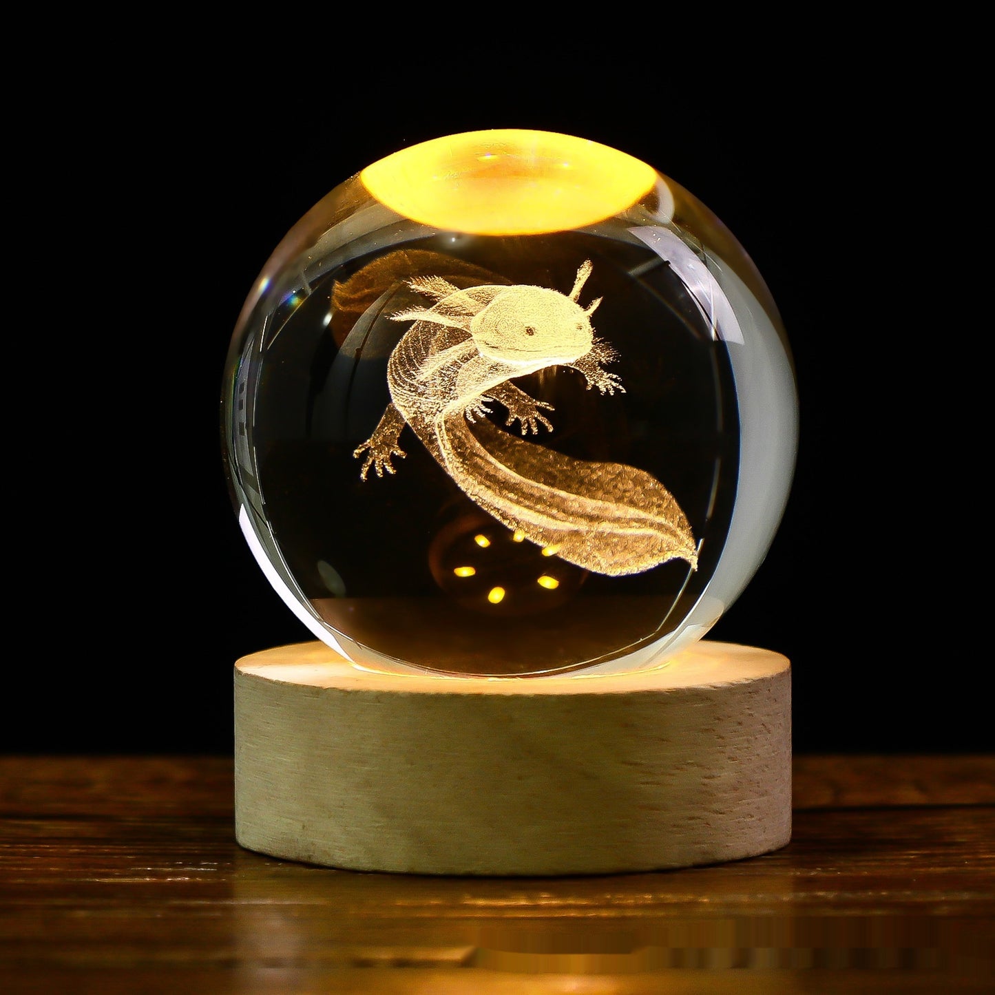 Celestial Wonder 3D Planetary Crystal Ball Lamp – Enchanting Star Projection Night Light for Unique Gifting