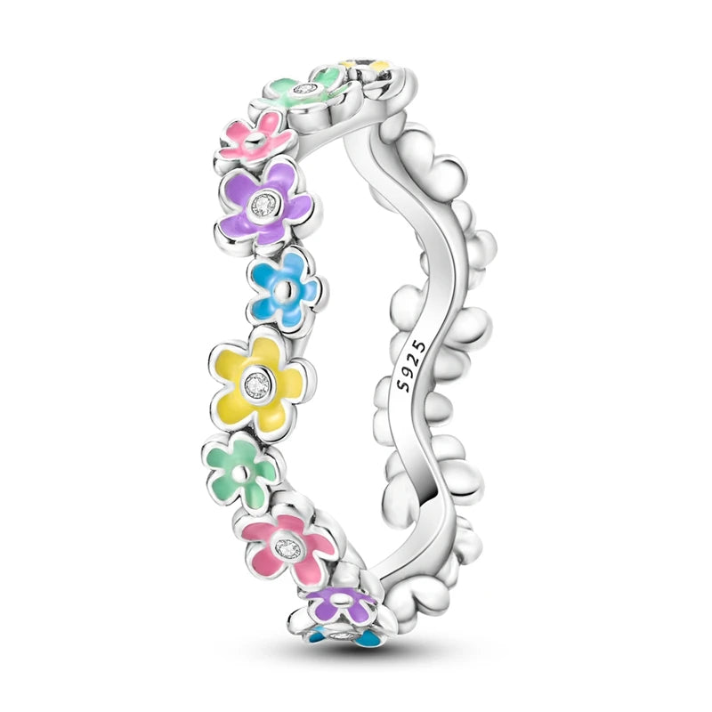 Celestial Sun and Moon Charm Ring