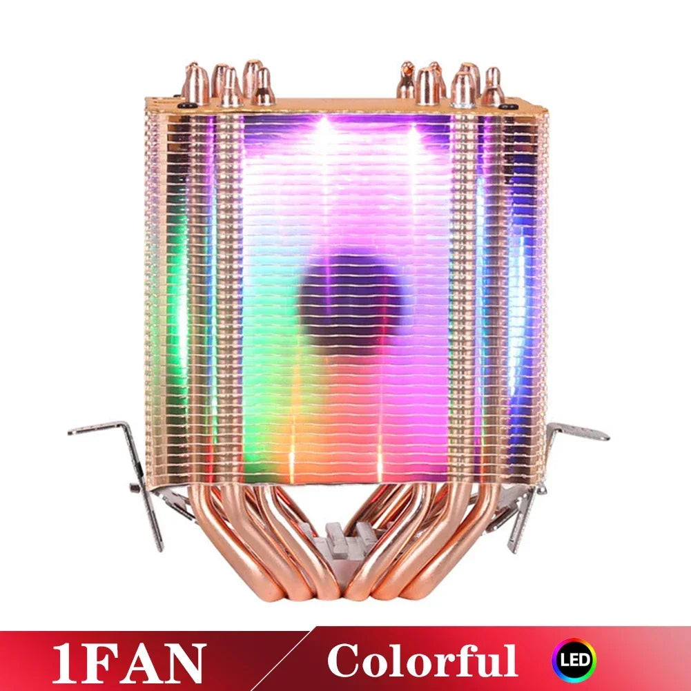 Ultimate 6 Heatpipe RGB CPU Cooler with Silent PWM & 150W TDP for Intel and AMD Sockets