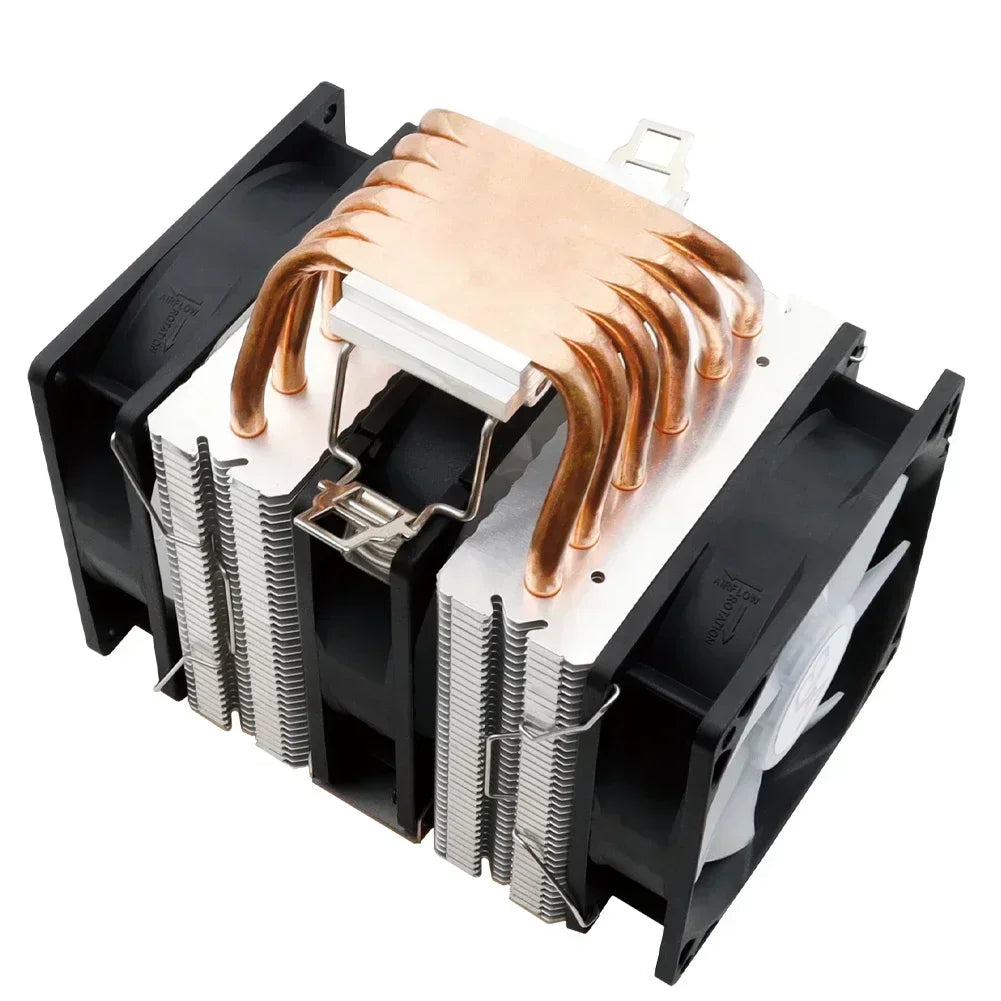 Ultimate 6 Heatpipe RGB CPU Cooler with Silent PWM & 150W TDP for Intel and AMD Sockets