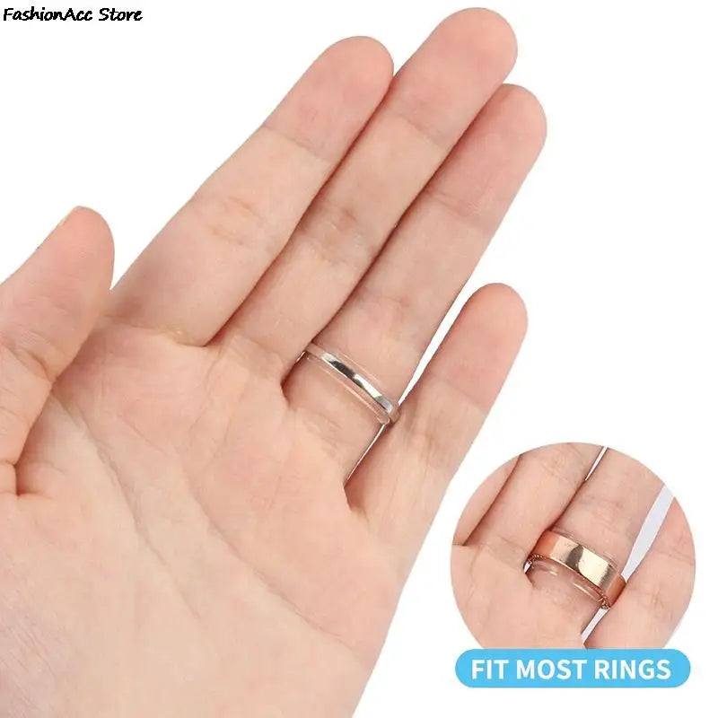 Silicone Invisible Ring Size Adjuster For Your Ring Tighten Reducer Ring Sizer Spacer Rings Guard 8pcs