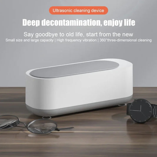 Portable Ultrasonic Cleaner for Jewelry, Eyewear, and Watches with 360-Degree Deep Cleaning Technology