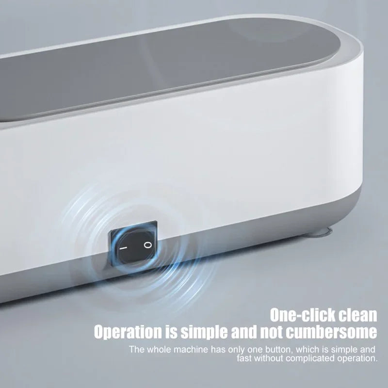 Portable Ultrasonic Cleaner for Jewelry, Eyewear, and Watches with 360-Degree Deep Cleaning Technology