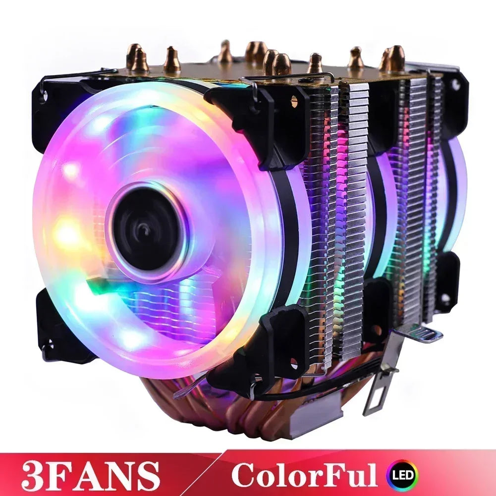 Ultimate 6 Heatpipe RGB CPU Cooler with Silent PWM & 150W TDP for Intel and AMD Sockets