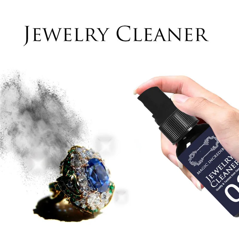 Non-Toxic Ultrasonic Jewelry Cleaning Solution for Gold, Silver, Diamonds, and Watches - Deep Clean and Shine