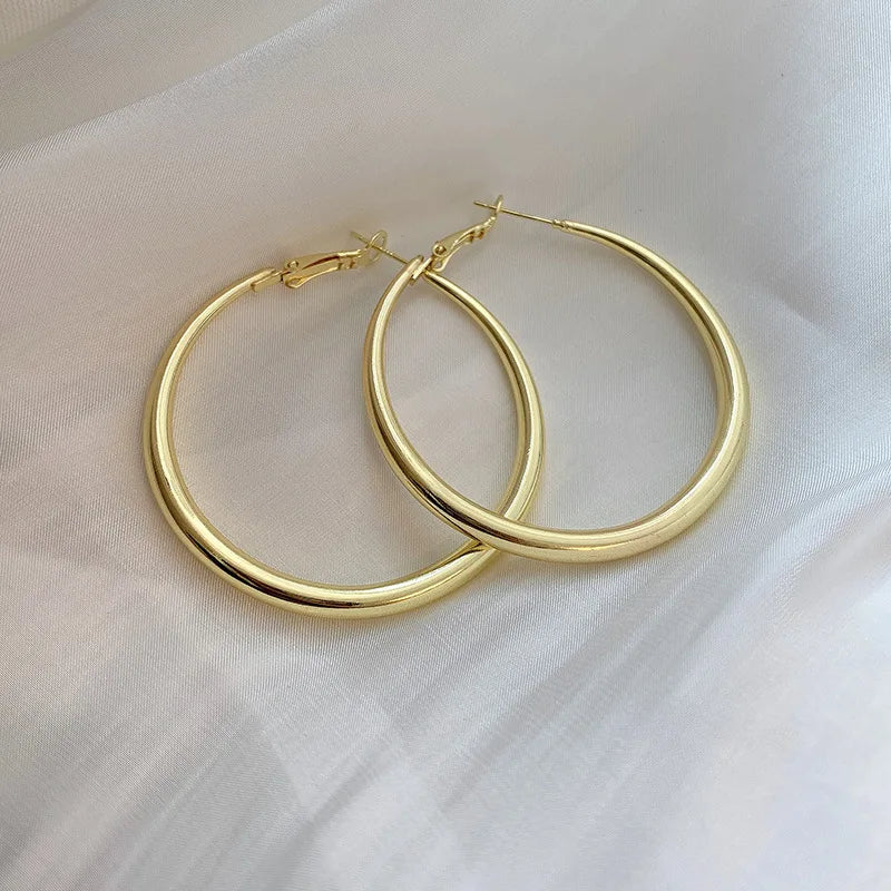 Bold Oversized Circle Earrings