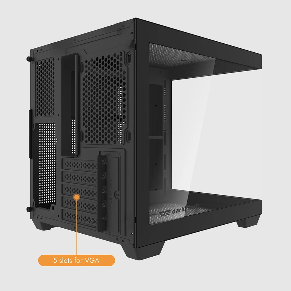 Darkflash C275P Sea View PC Case - Gaming Desktop Chassis with Tempered Glass