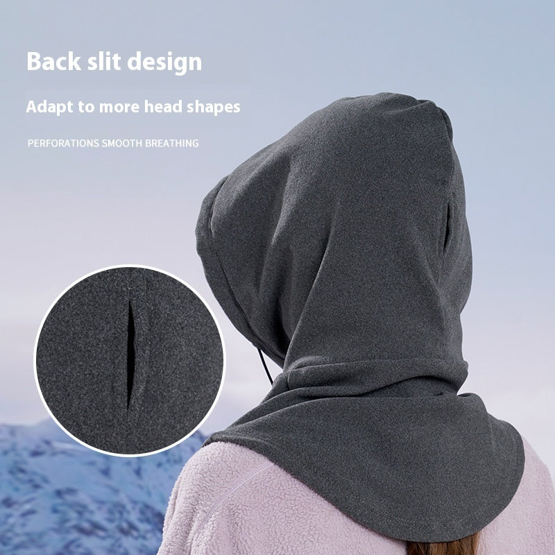 Thermal Fleece Ski Mask and Neck Warmer Hat – Windproof Outdoor Sports Cap