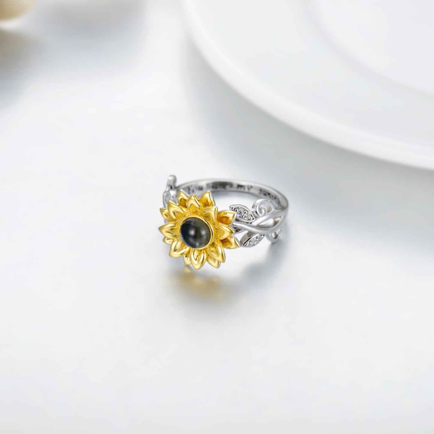 Sunshine & Sunflower Love Ring